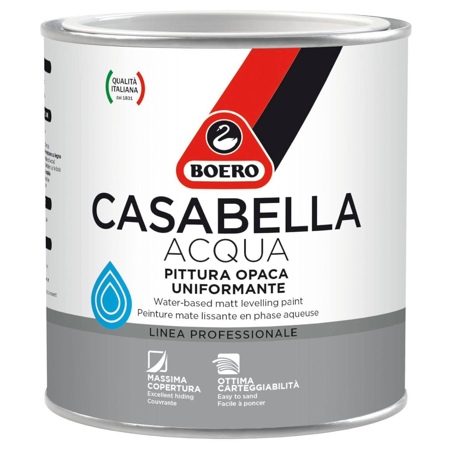 BOERO - CASABELLA PITTURA OPACA DI FONDO ALL'ACQUA LT 2.5 BOERO - CASABELLA PITTURA OPACA DI FONDO ALL'ACQUA LT 2.5