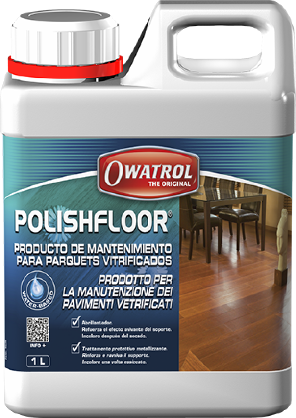 owatrol owatrol - polishfloor  all’acqua protettivo per legno 1 litro - foto 1