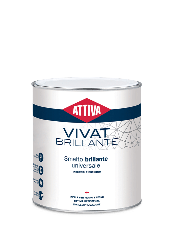 attiva attiva - vivat brillante smalto verde scuro lt 2.5 - foto 1