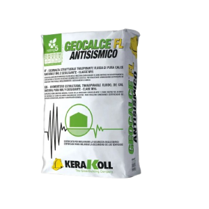 Geomalta strutturale traspirante kerakoll geocalce fl antisismico 25 kg classe m15