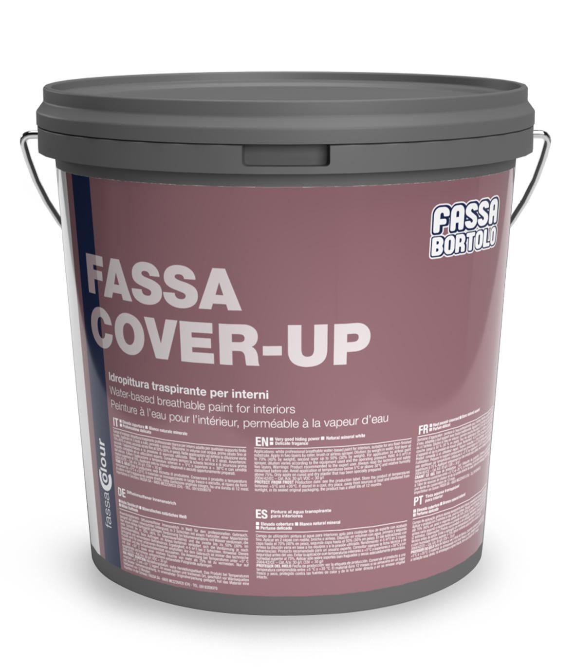 idropittura traspirante Fassa Cover Up 14 litri bianco per interni confezione