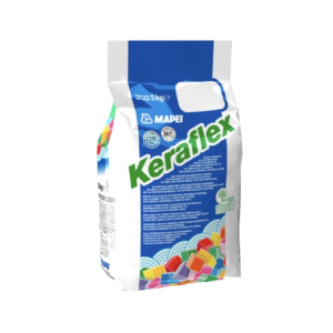 Adesivo cementizio bianco  keraflex c2te 5 kg per piastrelle e mosaico