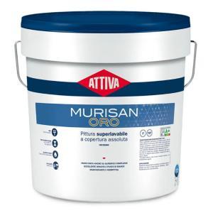 Pittura murale superlavabile  murisan oro bianco 14 litri interno