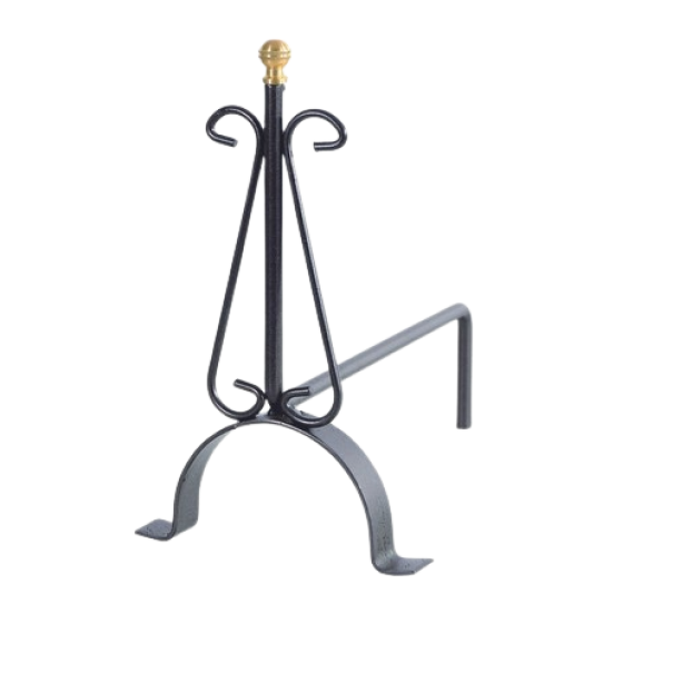 alare in ferro mini supporto robusto per caminetto Mac 35 cm accessorio per stufe e focolari