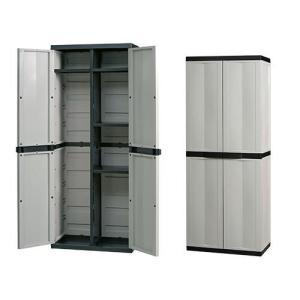 Armadio portascope in plastica  trend line altezza 165 cm doppia anta