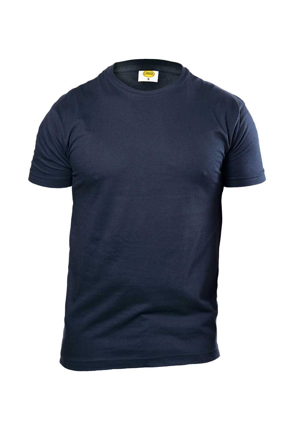 logica professional t-shirt cotone 135 gr tubolare blu taglie varie cod.893et - foto 1