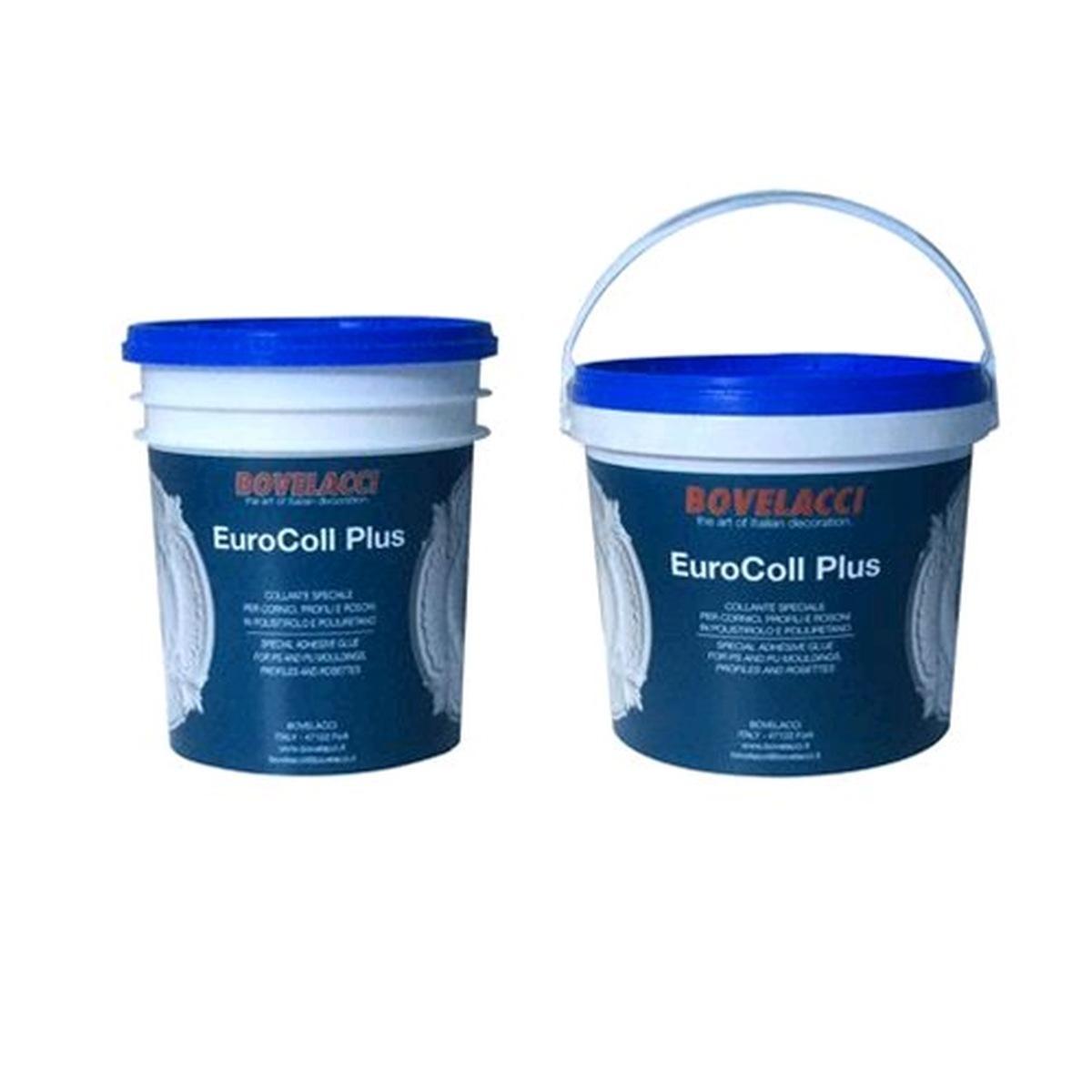 collante specifico Bovelacci EuroColl Plus da 18 kg per pannelli polistirolo depron isolamento termico acustico