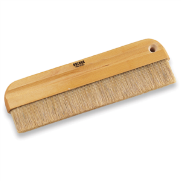 spazzola per parati bulova in setola bionda con manico in legno professionale per edilizia e decorazione