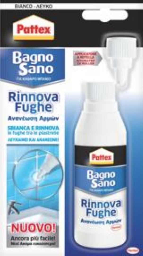 Rinnovatore fughe bianco Viridex Pattex Bagno Sano 125 ml sigillante per piastrelle