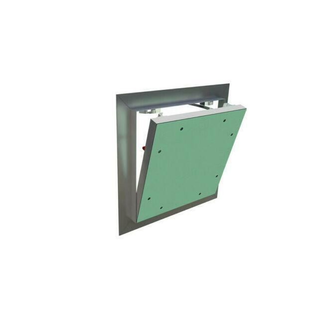 botola ispezione soffitto parete alluminio knauf idrolastra verde 600x600 mm apertura click clack