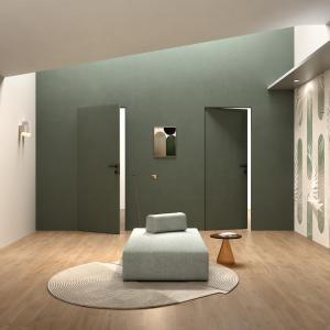 -  xreverx porta battente filo muro reversibile telaio+porta 70x210