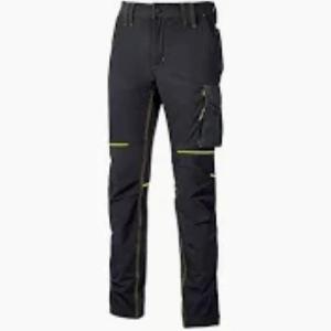 Pantalone da lavoro tecnico  upower atom black carbon taglia xl