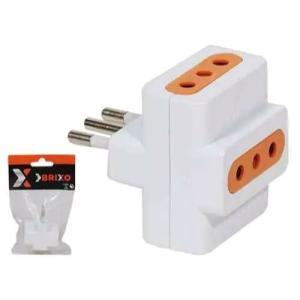 Adattatore triplice multipresa 16a t bipasso  brixo per prese multiple