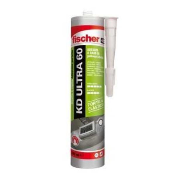 sigillante adesivo elastico fischer kd ultra 60 bianco per edilizia incollaggi e sigillature
