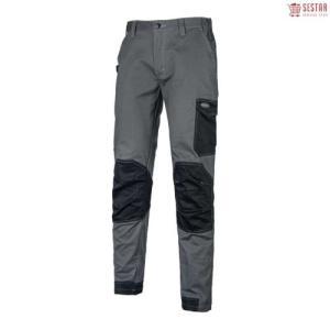 Pantalone da lavoro stretch rinforzato  condor2 grigio nero taglia m