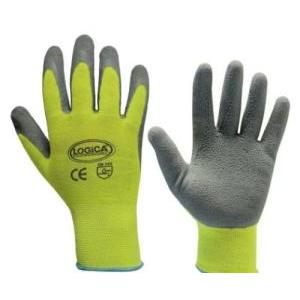 Logica - guanti da lavoro schiuma lattice grigio-giallo hv taglia 10