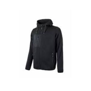 Felpa tecnica con zip u group upower rainbow taglia l giallo fluo