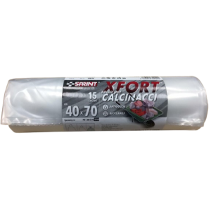 Sacco per calcinacci antigoccia  40x70 cm 35 litri confezione 15 pezzi