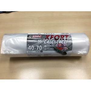 Sacco per calcinacci dimensione 40x70 prezzo al rotolo