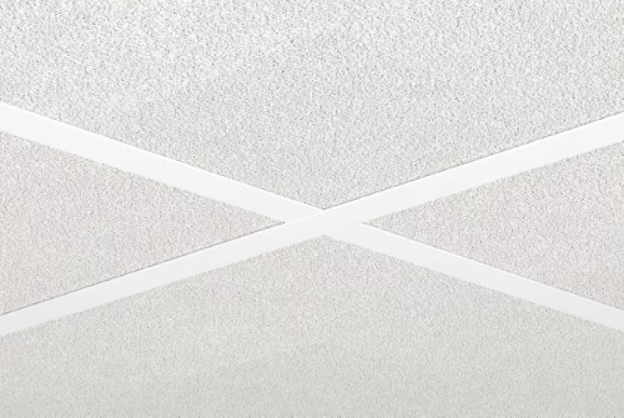 pannello controsoffitto knauf ecomin orbit bianco superficie strutturata 600x600