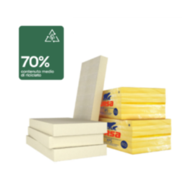 Pannelli isolanti termici XPS spessore 100 mm URSA con contenuto riciclato