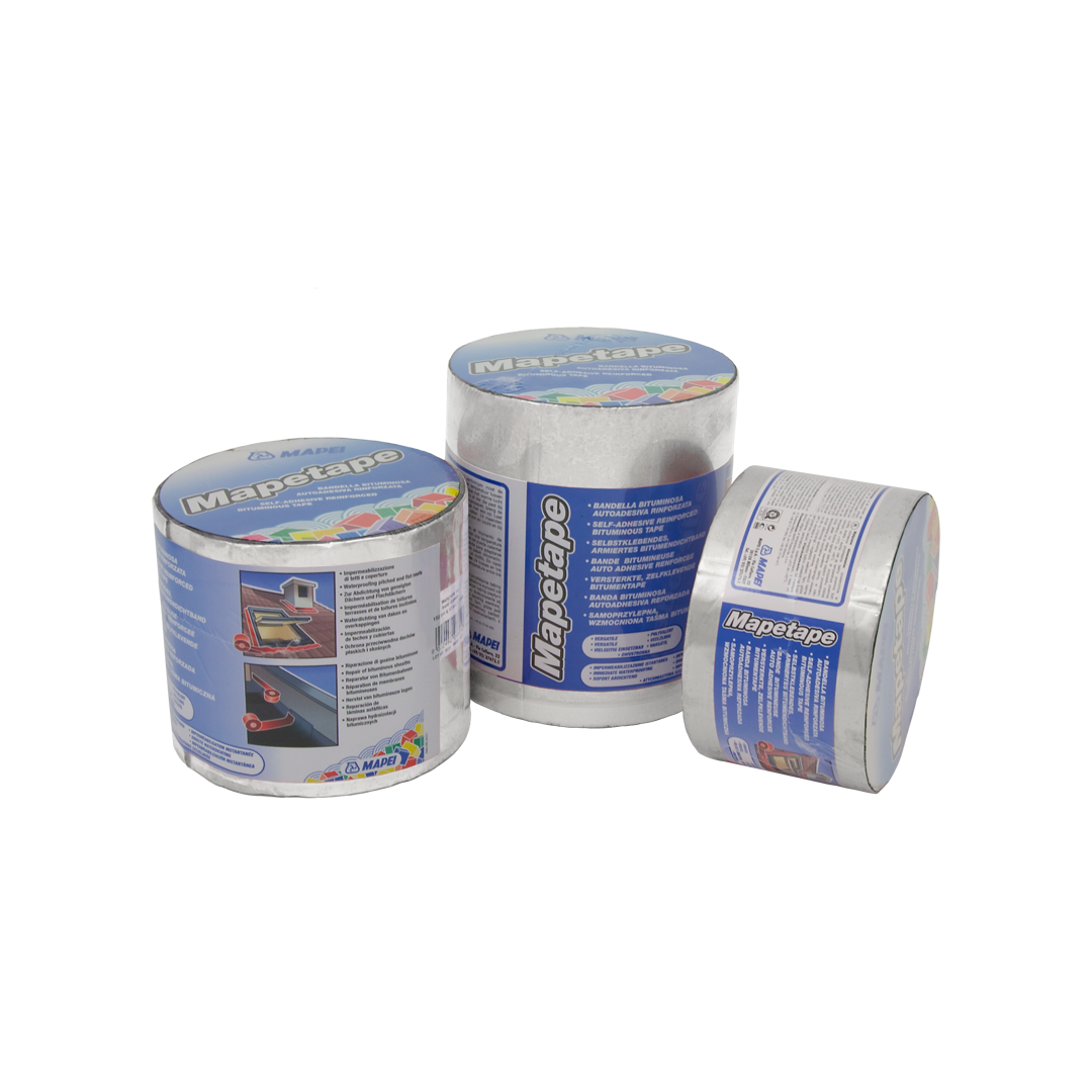 nastro bituminoso autoadesivo alluminio per impermeabilizzazioni mapei mapetape 200