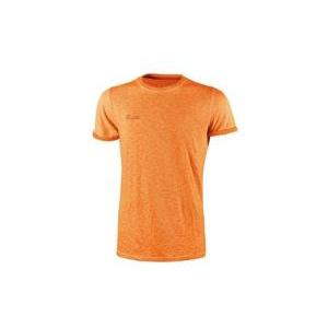 Tshirt tecnica traspirante alta visibilità arancione u group taglia m