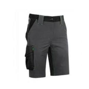 Bermuda da lavoro tecnici grigio verde taglia 2xl comfort