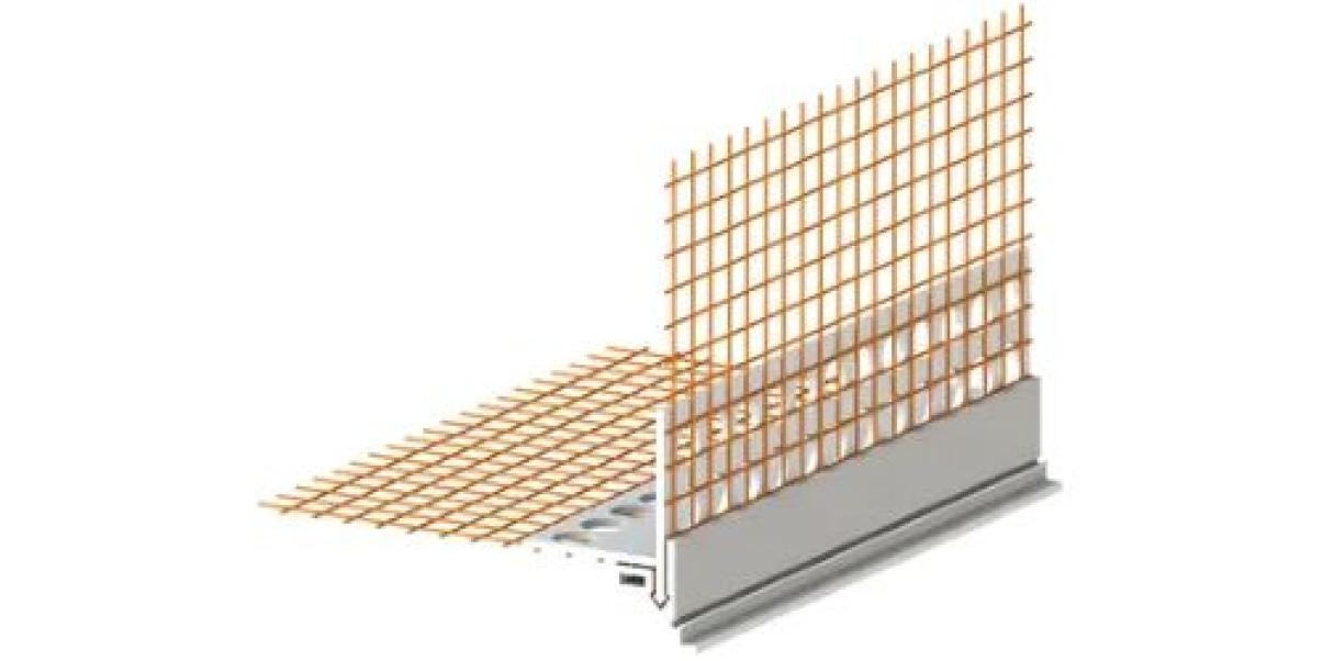 profilo paraspigolo con rete e gocciolatoio Rofix per sistemi di isolamento termico e rasature