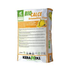 Rasante naturale traspirante kerakoll biocalce intonachino fino 25 kg per intonaci interni ed esterni