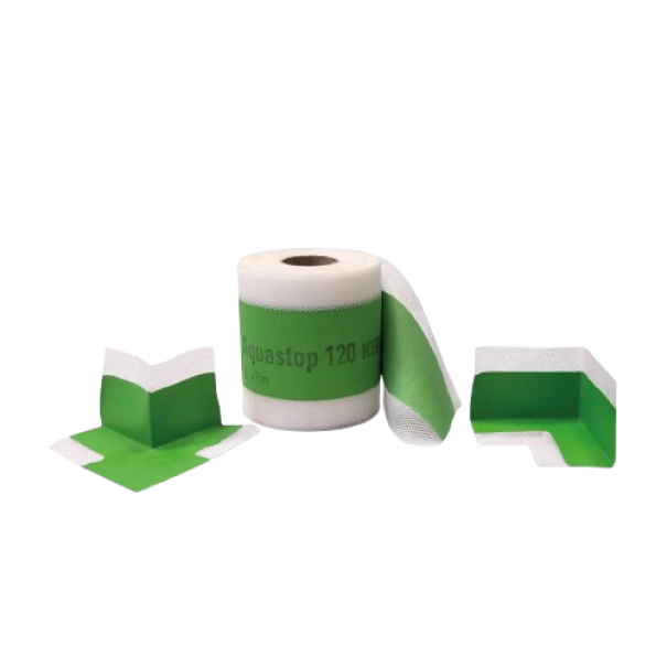Nastro impermeabilizzante Kerakoll Aquastop 120 rotolo da 50 metri per giunti e angoli