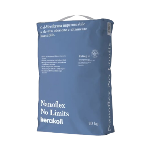 Membrana impermeabilizzante kerakoll nanoflex no limits 20 kg monocomponente