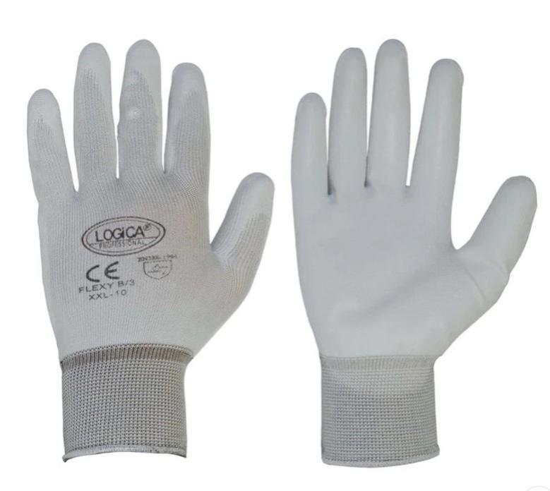 logica professional logica - guanti da lavoro flexy/b3 in poliestere spalmato pu tg. 9 - foto 1
