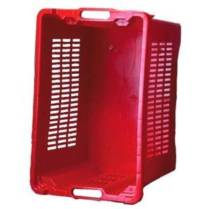 Cesta agricola rettangolare semiforata 56x35x31h 40l