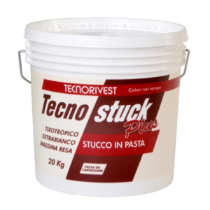 Stucco in pasta tixotropico extra bianco  tecnostuck 5 kg