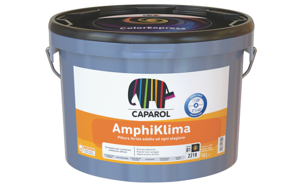caparol caparol - cex amphiklima bianco/ base 1 5 lt pittura ibrida bianca - foto 1