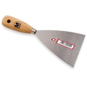Spatola acciaio manico legno 120 mm bul000643 uso professionale