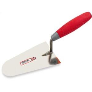 - cazzuola in acciaio inox a punta tonda con manico soft touch 160 mm