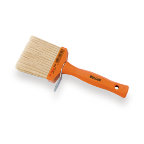 Plafoniera Hi-Tech Bulova con setola mista e manico ergonomico arancione per pittura professionale