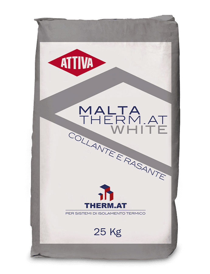 attiva attiva - malta therm.at bianco 25 kg - foto 1