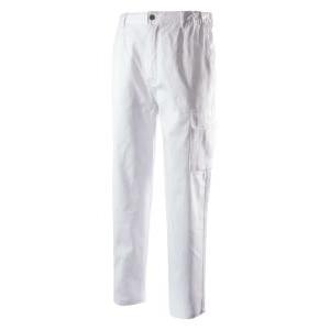 Logica - pantaloni 4 stagioni cotone bianco tg. xl