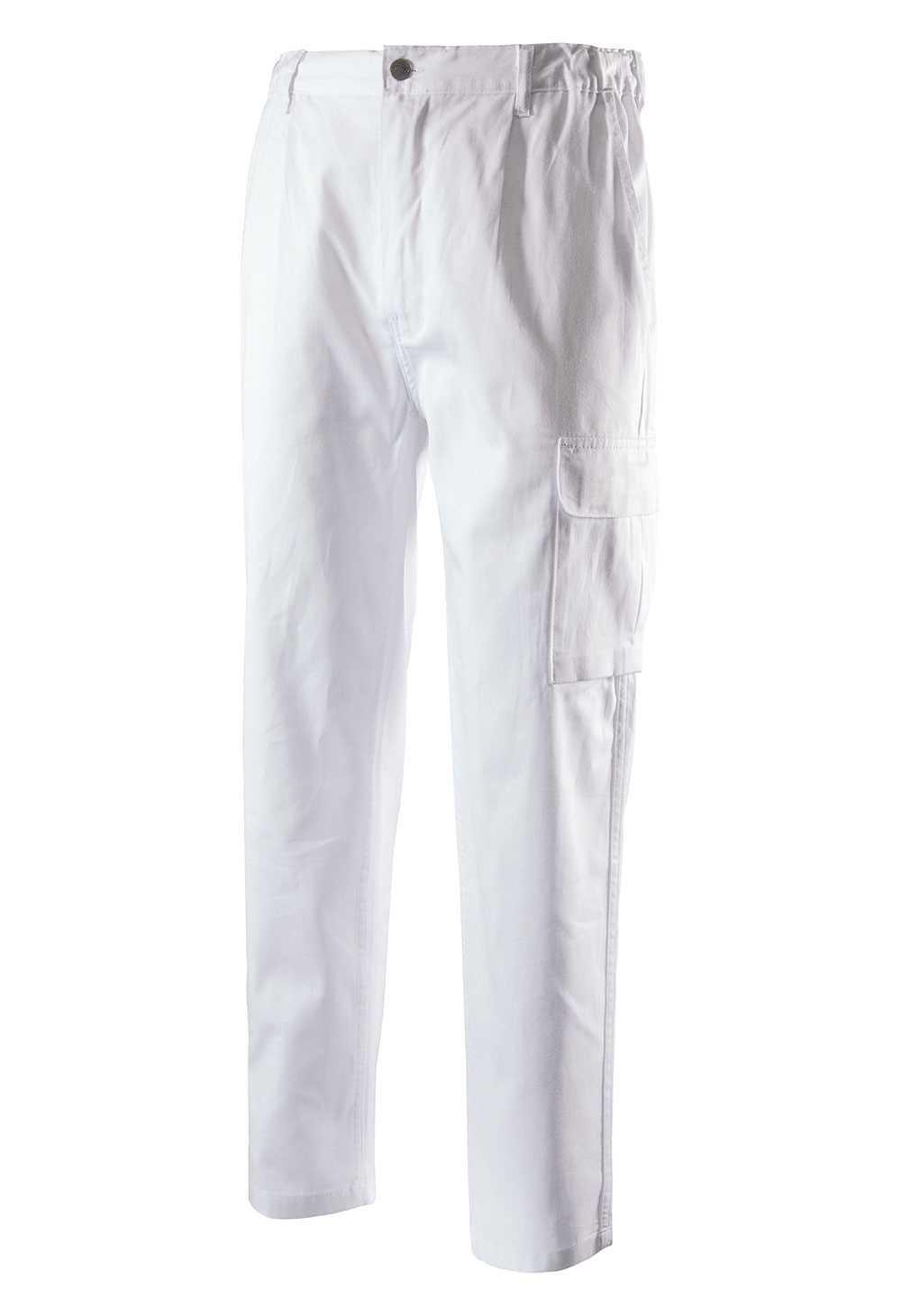logica professional logica - pantaloni 4 stagioni cotone bianco tg. xl - foto 1