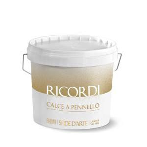 - ricordi calce a pennello decorativa minerale bianco 14 lt