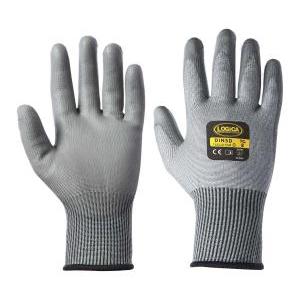 Logica - din5d guanti antitaglio poliuretano grigio tg. 10