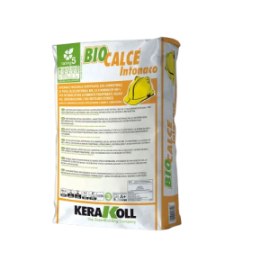 Intonaco naturale traspirante kerakoll biocalce nhl 3.5 25 kg sacco