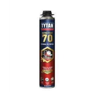 Schiuma poliuretanica rapida  tytan professional ultra fast 70 870 ml pistola