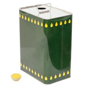 Latta per olio d’oliva 10 litri in banda stagnata con maniglia e tappo