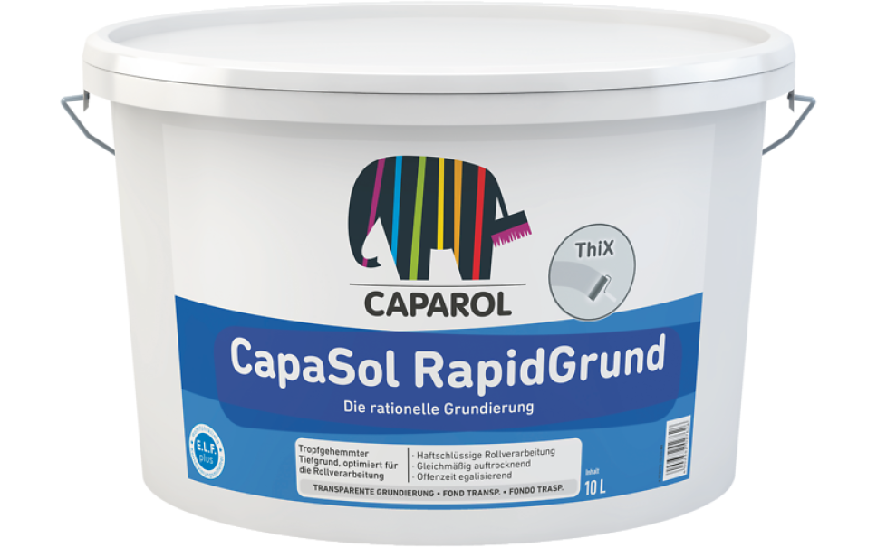 caparol caparol - capasol rapidgrund 2,5 lt fondo trasparente fissativo - foto 1