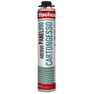 Fischer - schiuma poliuretanica adesiva per cartongesso e pannelli isolanti fischer panel 800