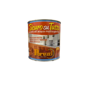Smalto allacqua multisuperficie  sicuro su tutto 0.5 litri applicazione diretta